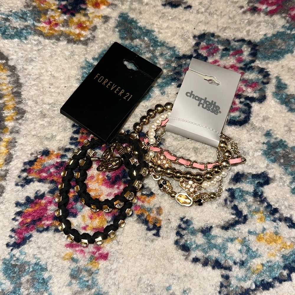 Forever 21, Charlotte Russe // bracelet bundle